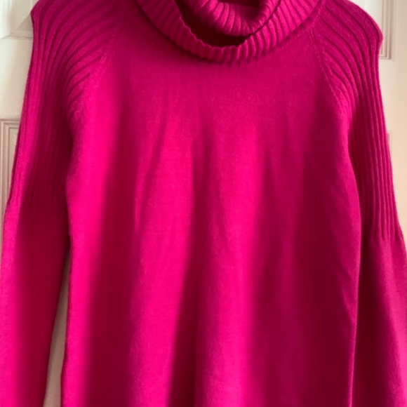 Time And Tru Women’s Pink Cowl Neck Sweater Size Small (4-6) - Picture 5 of 17